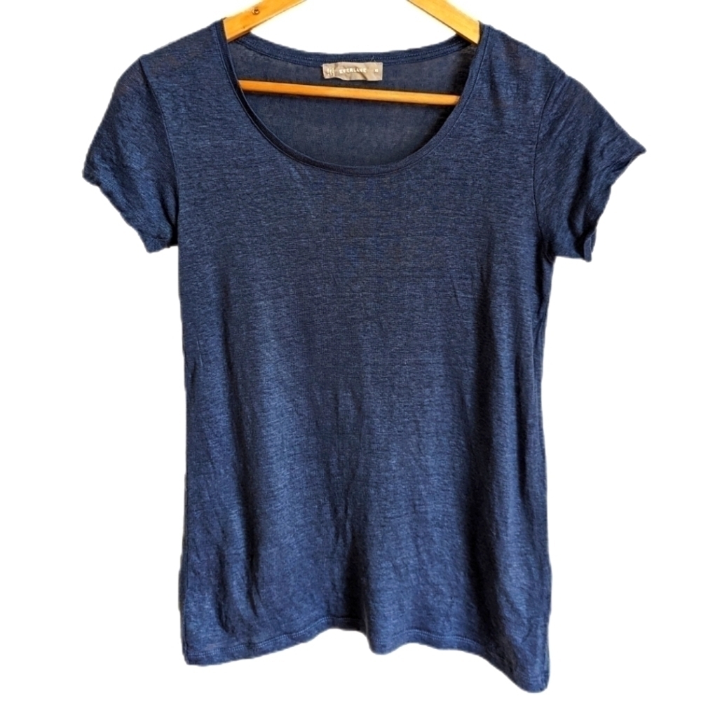 Everlane Blue Line. Casual Minimalist Contemporary Short Sleeves T-Shirt Size XS